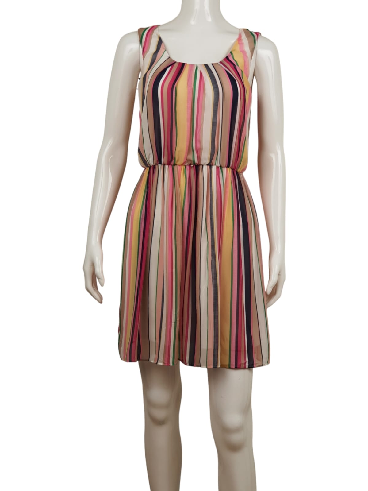 By&By Colored Striped Dress (S)