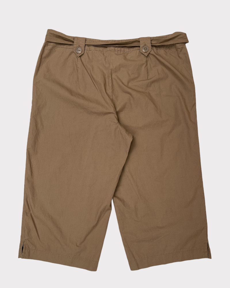 Pantology Brown Capri Pants (W30)