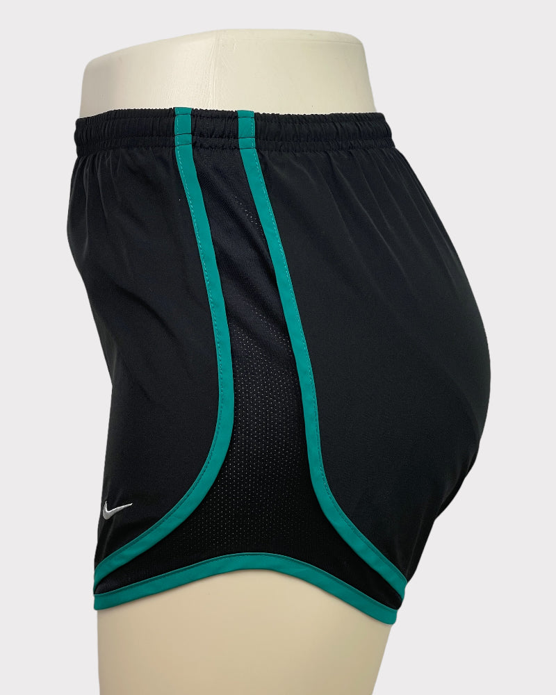 Nike Black And Green Dri-Fit Active Shorts (W23)