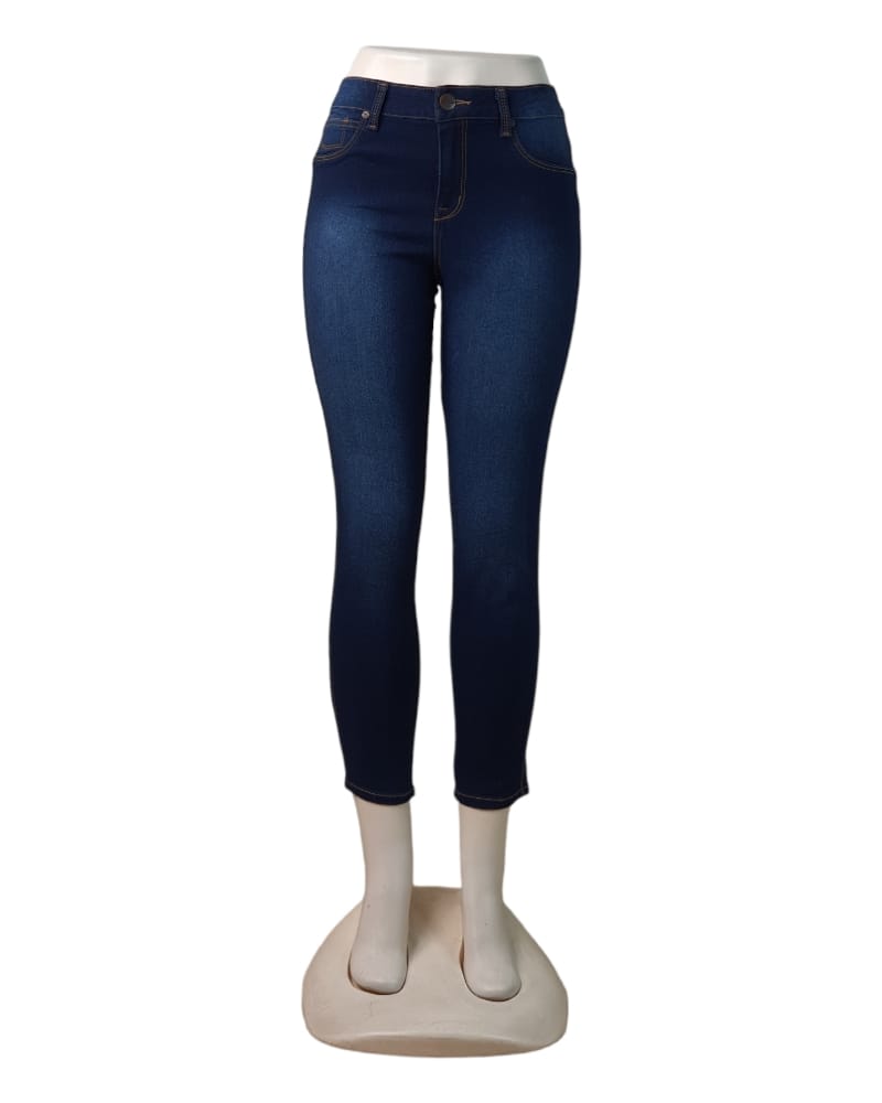 Ladies Dark Blue Skinny Jeans (L)