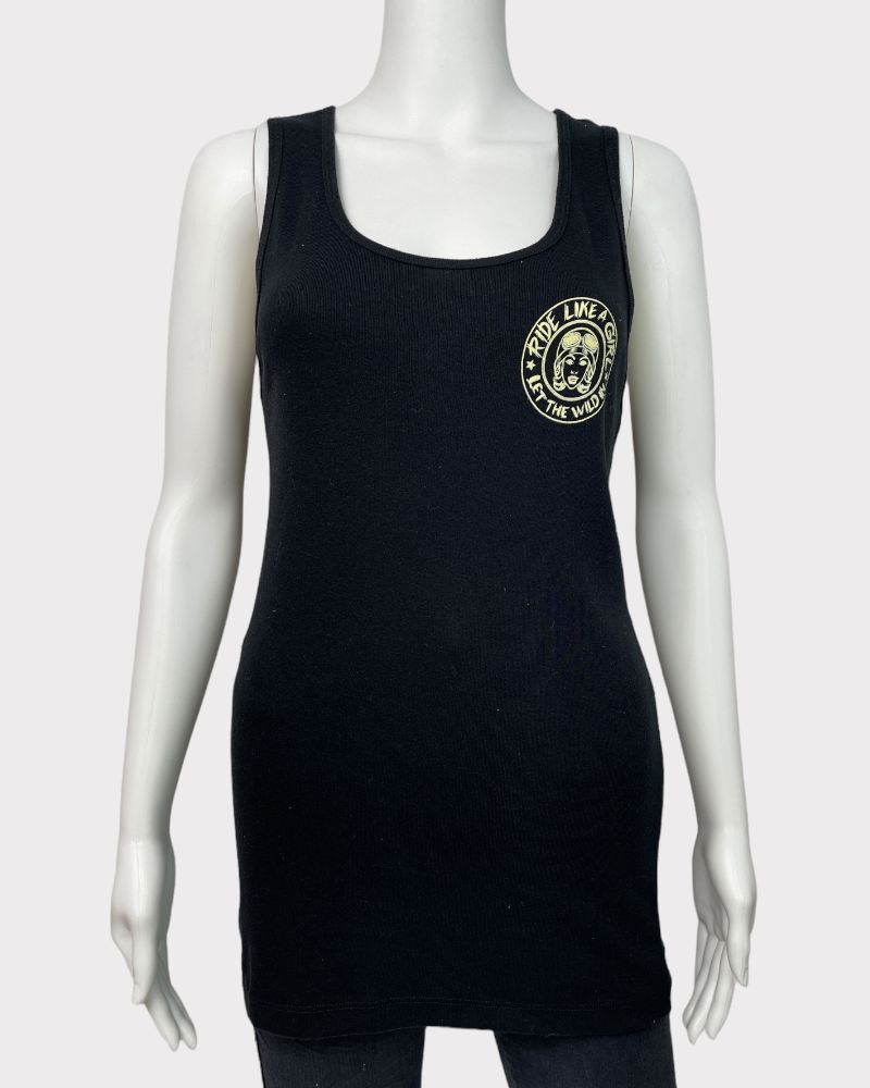 Bella+canvas Black Tank Top (XL)