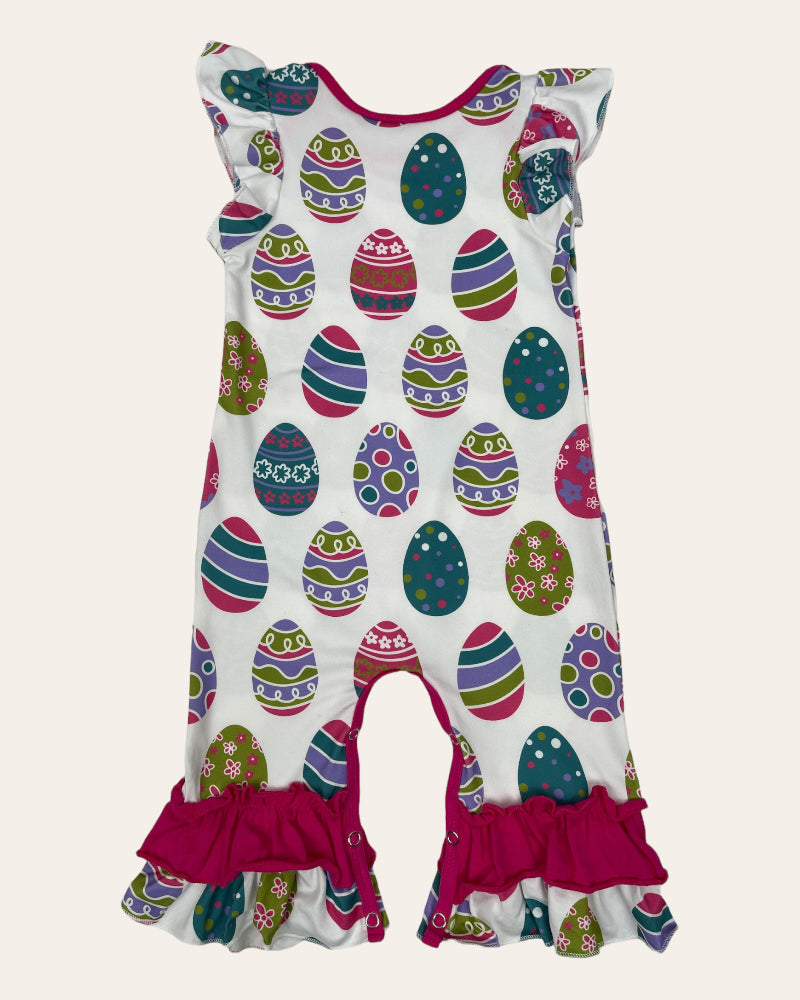 Generic Girls Easter Egg Print  Onesie (5T)