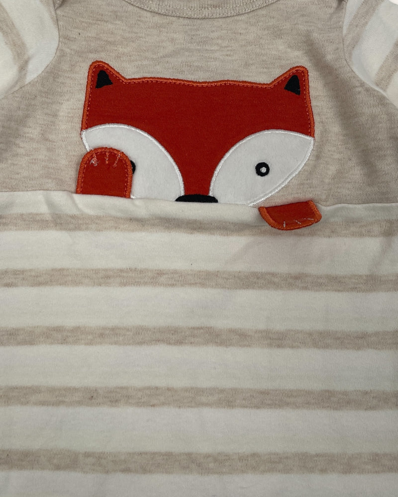 Wondernation Fox Bodysuit Sleepwear (0-3M)