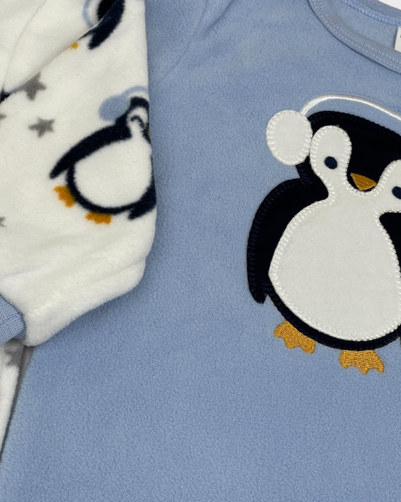 PL:Baby Pack Of 2 Penguin Onesies (3M)