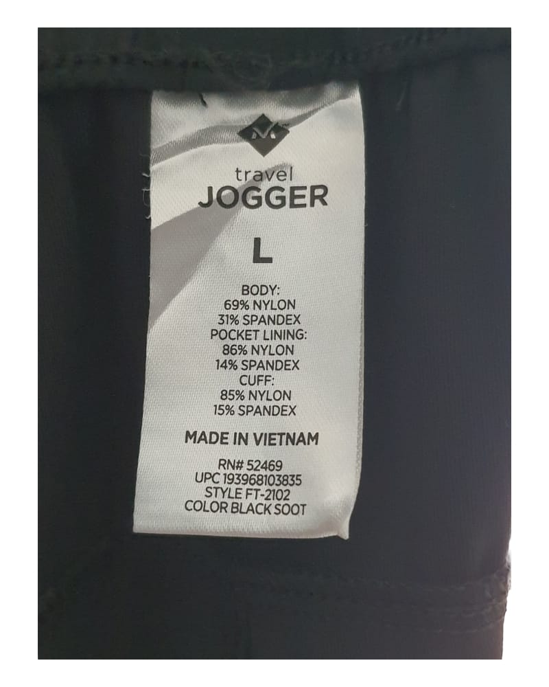 Travel Jogger Black ( L )