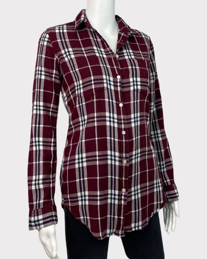 Joe Fresh Long-Sleeve Flannel Top (XS)