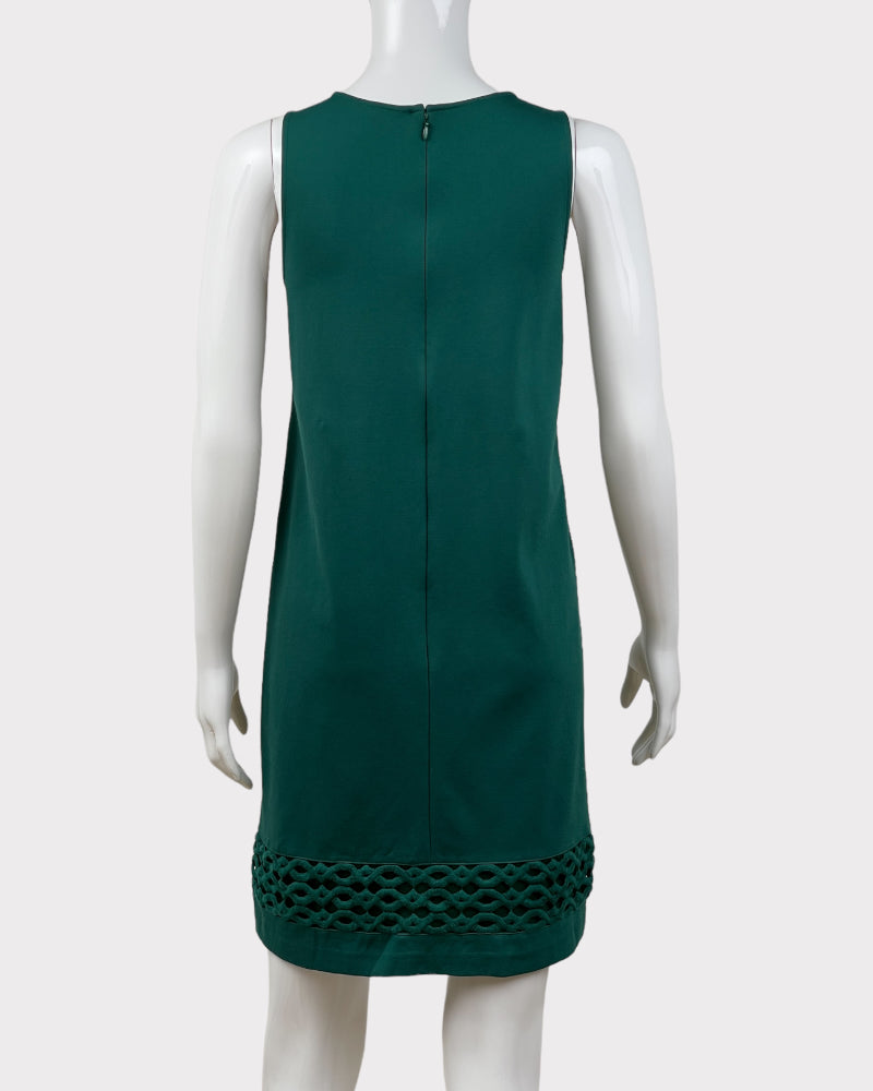 Ann Taylor Green Sleeveless Dress (S)