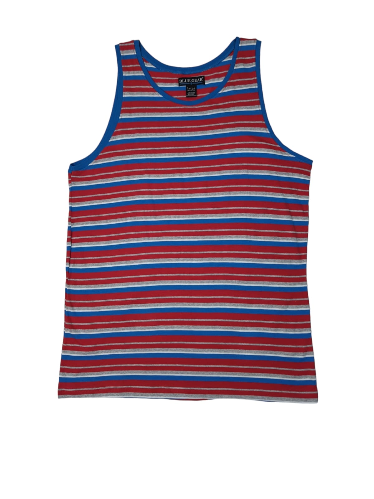 Blue Gear Strip Tanktop (L)