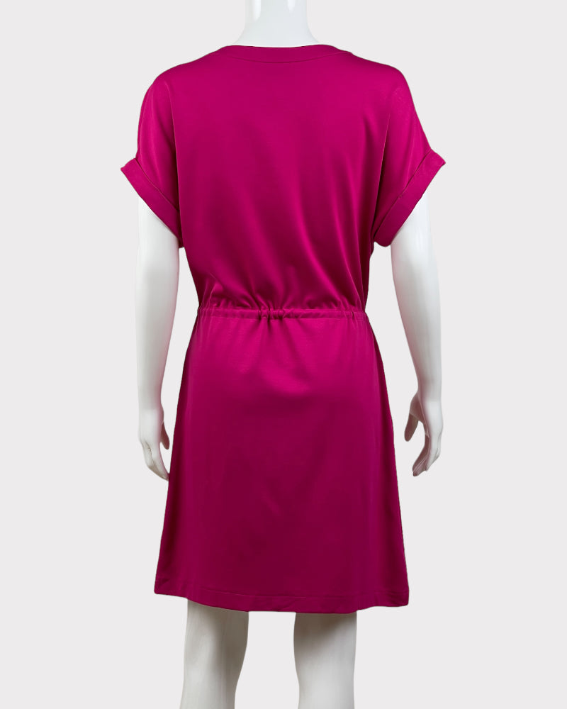 Rachel Fuchsia Short Sleeve Dress (S)