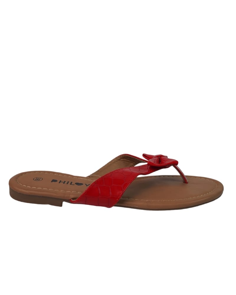 Philov Soft Foam Insole Red/Brown Sandal ( 38 )