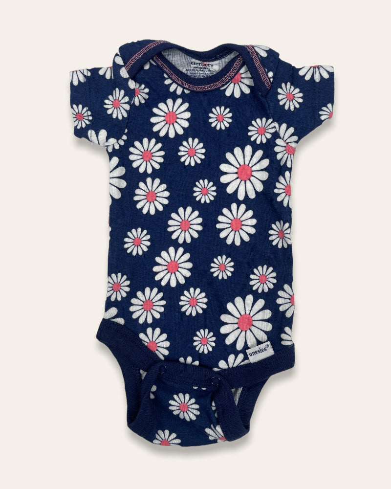 Gerber Flower Print Bodysuit (NB)