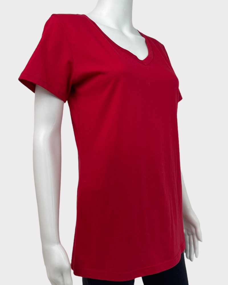 Jasmine & Ginger Red Short-Sleeve T-Shirt (L)