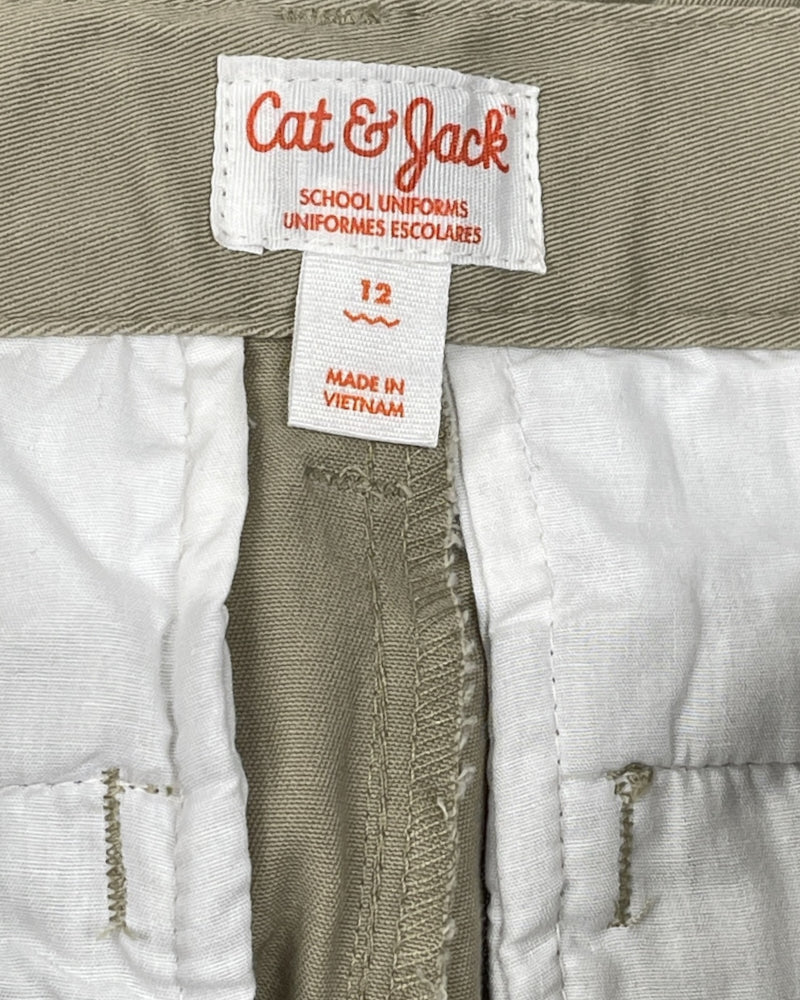 Cat & Jack Boys Adjustable Waistband Trousers (W26)