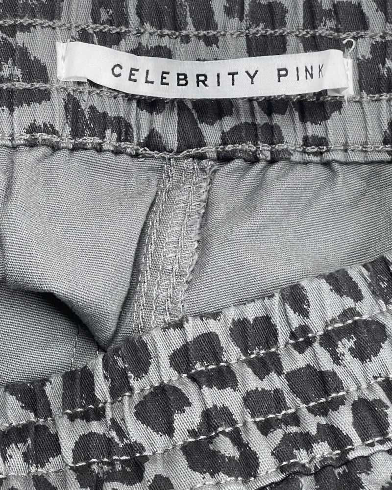 Celebrity Pink Grey Cheetah Print Jogger (W26)