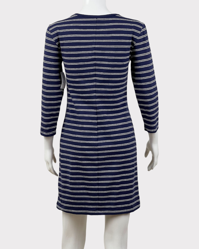 Old Navy Striped Three-Quarter Sleeve Dress (S)