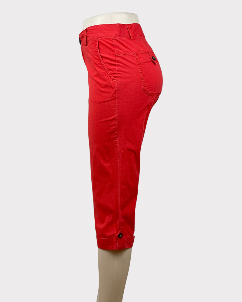 Dockers Orange-Red Capri Pants (8)