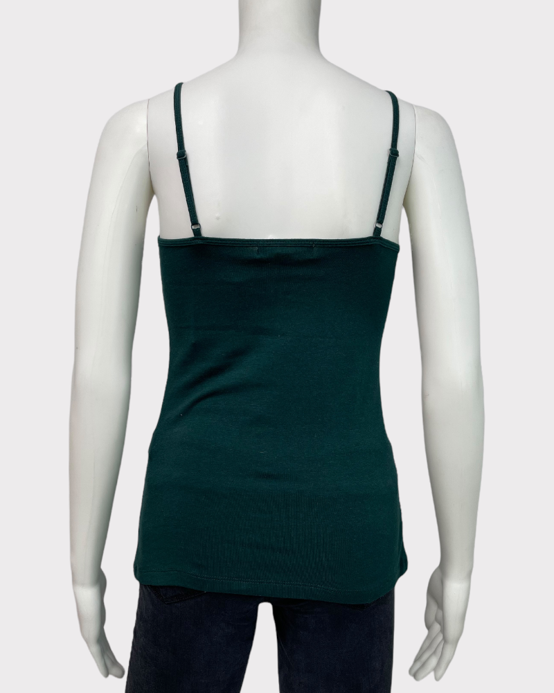 Forever21 Dark Green Tank Top (M)