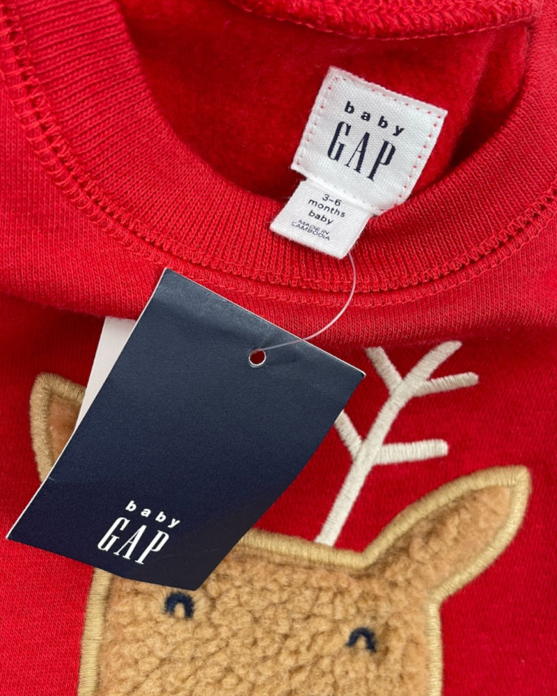 Gap Baby Reindeer Bodysuit (3-6M)