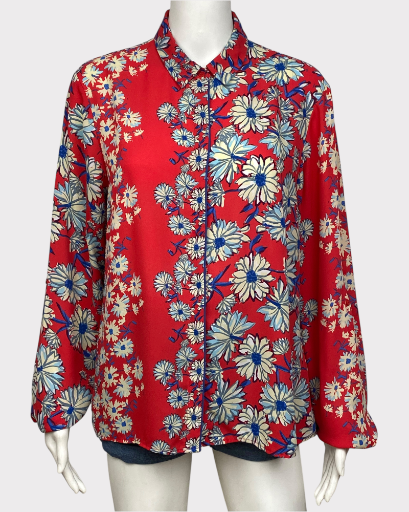 Next Red Flower printed Blouse (16)