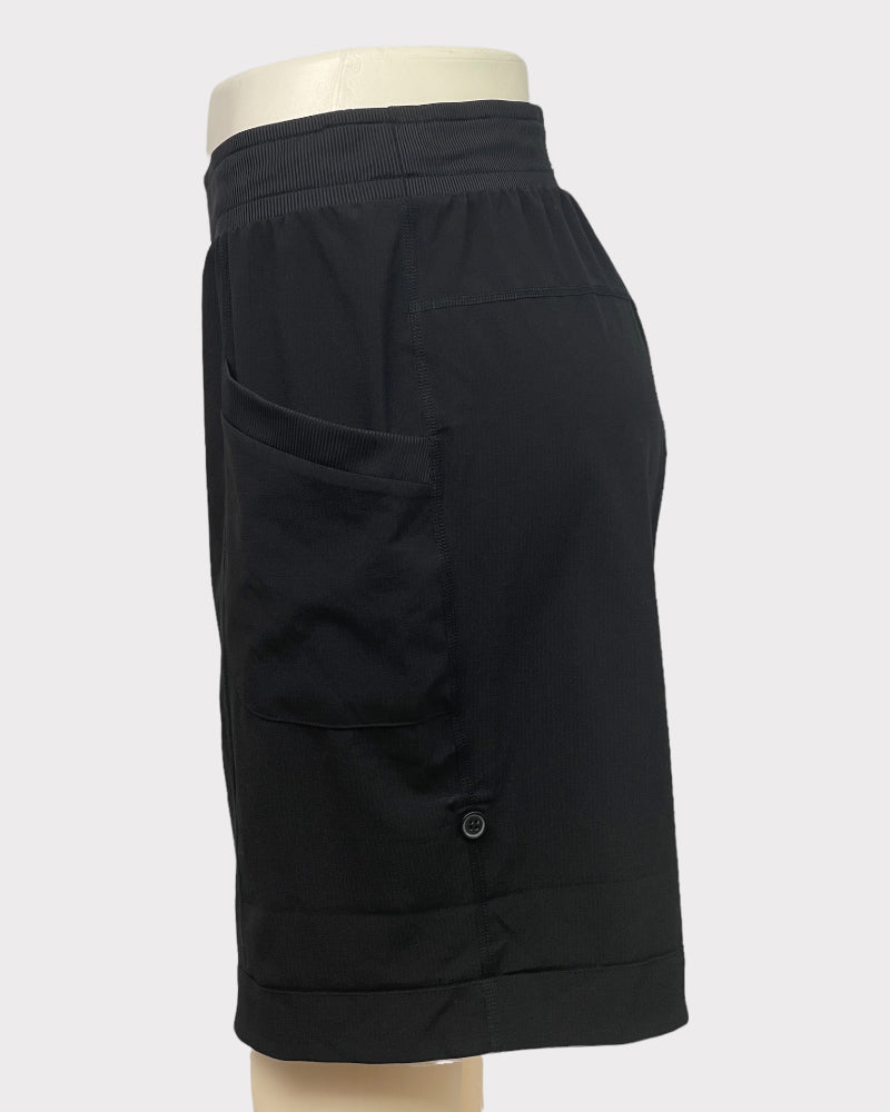 St Johns Bay Black Active Shorts (L)