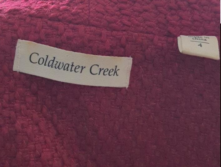 Cold Water Creek Red Blazer ( M )