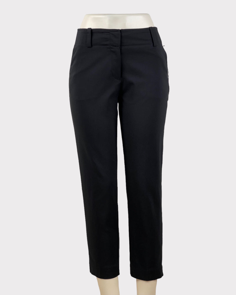 Prologue Black Stretch Mid-Rise Trouser (W30)