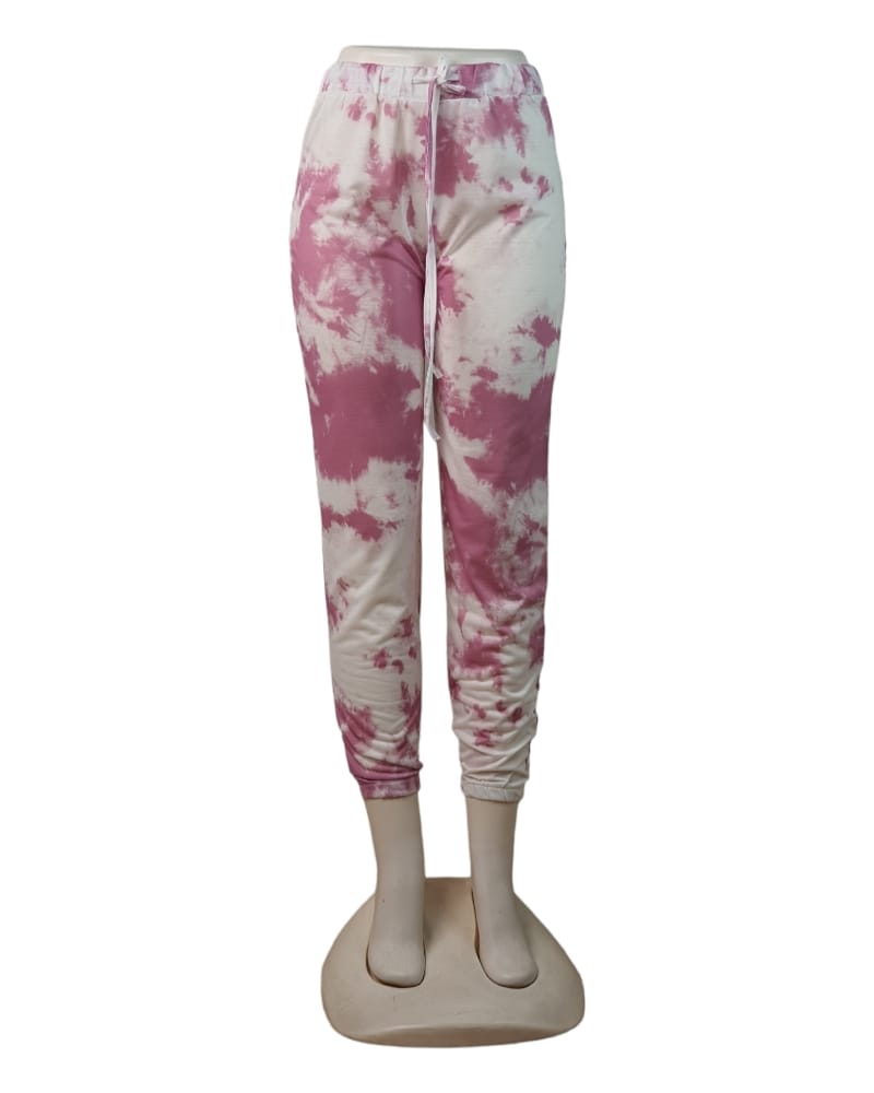 Pink-White DIY Jogger Pant ( S )