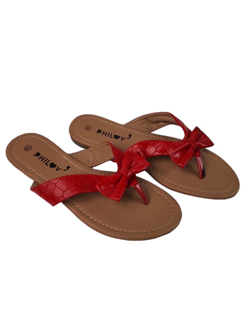 Philov Soft Foam Insole Red/Brown Sandal ( 38 )