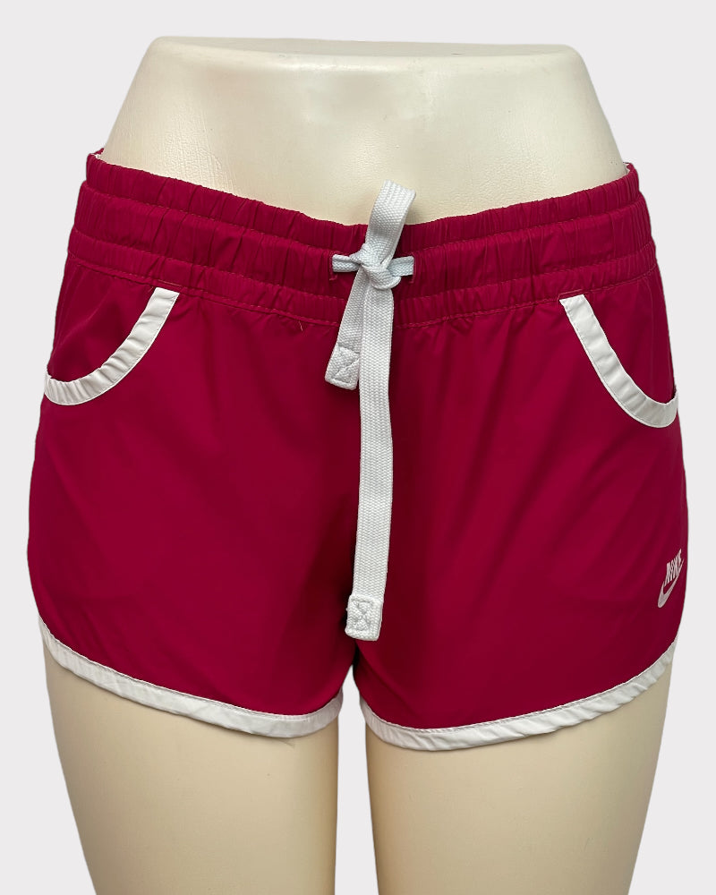 Nike Pink And White Active Shorts (S)