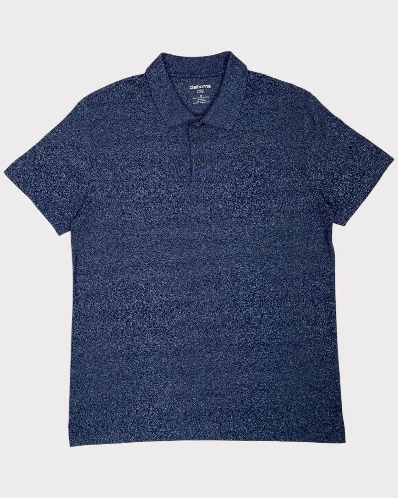 Claiborne Plain Gray polo (M)