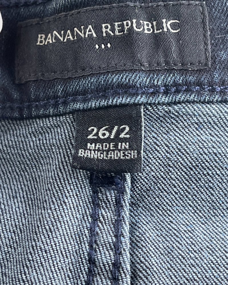 Banana Republic Denim Mini Skirt (W28)