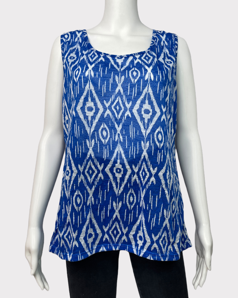 Soft Works Blue Tank Top (L)