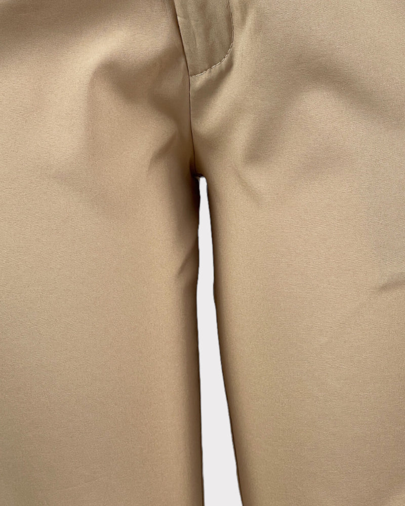 Zanzea Collection Beige Sheer Pant (M)