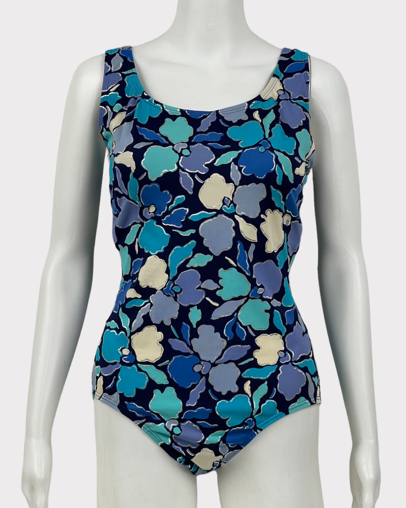 Islander Blue Printed One Piece Swimsuit (2XL)