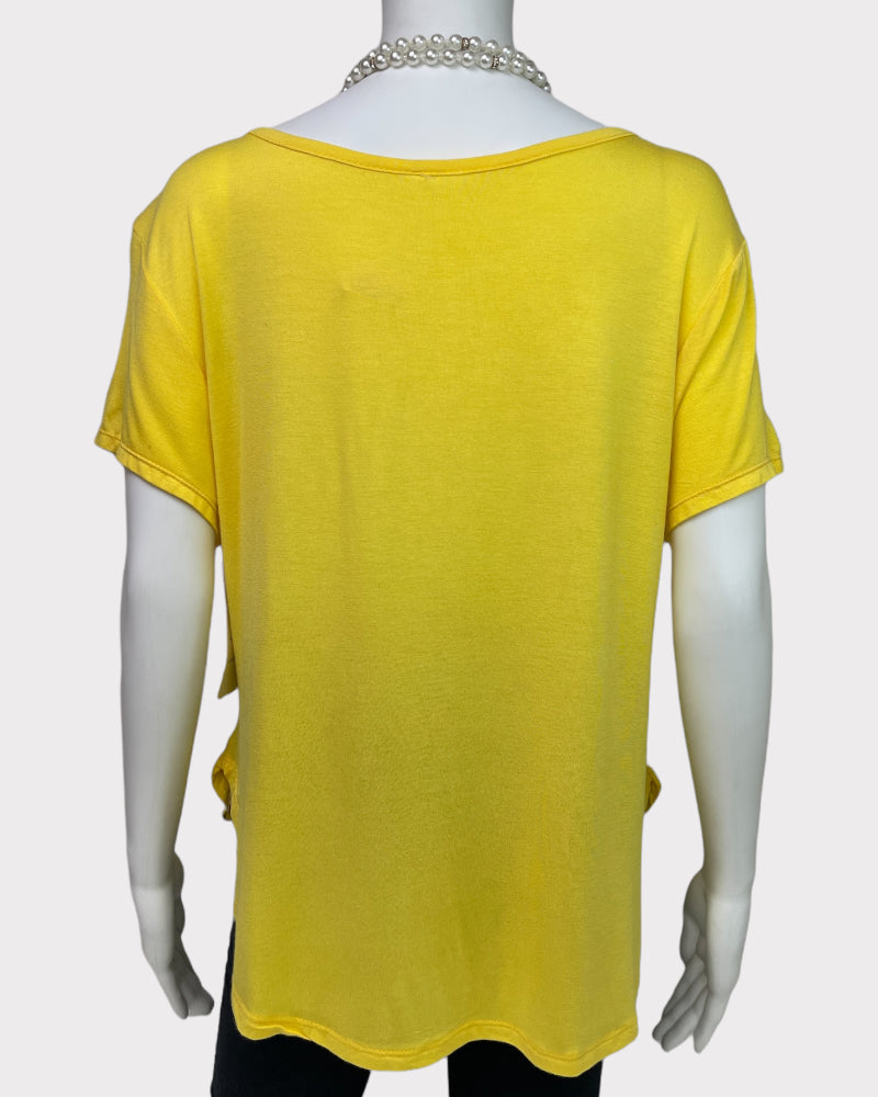 Love Nation Yellow Short-Sleeve T-Shirt (XXXL)