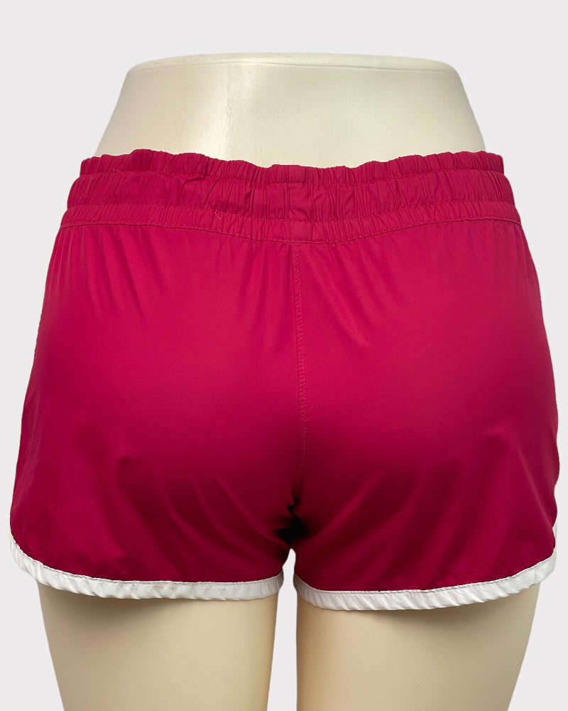 Nike Pink And White Active Shorts (S)