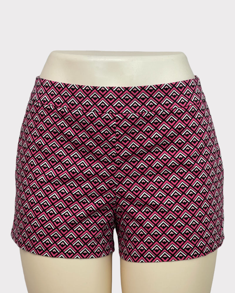 Express Pink Printed Shorts (W33)