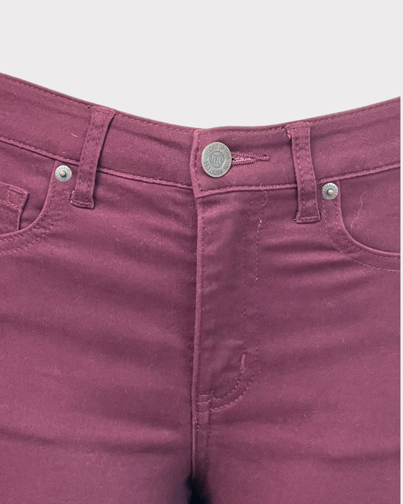 Aeropostale Dark Plum Fashion Shorts (W28)