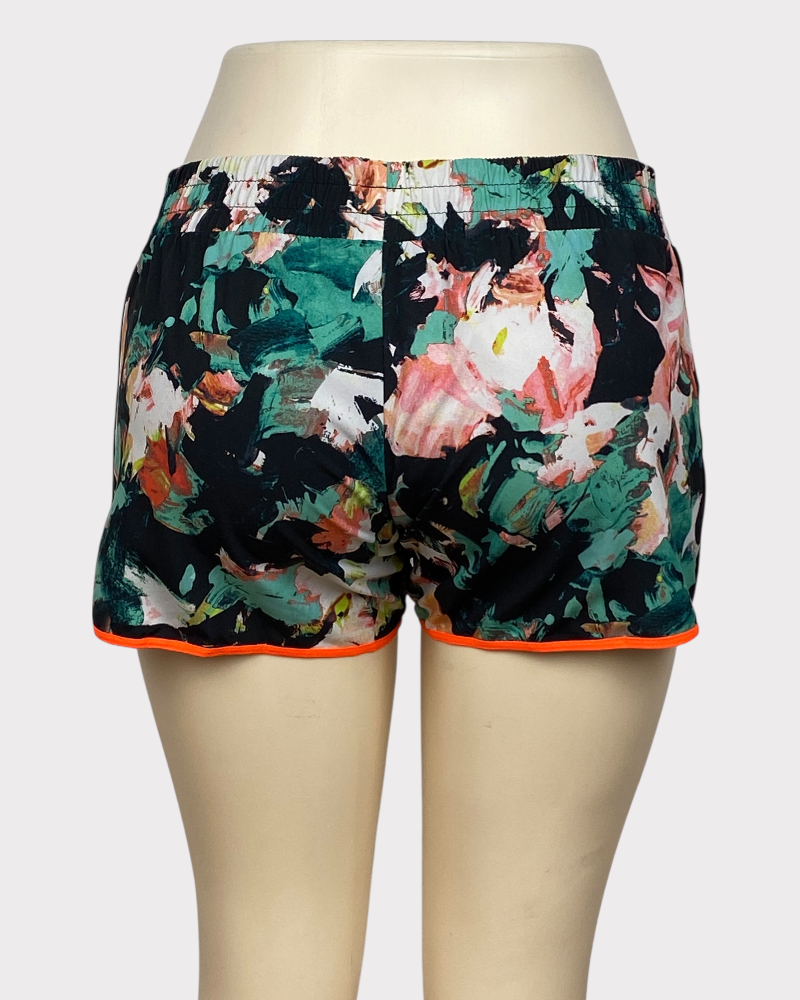 FABLETICS Flower Print Shorts (S)