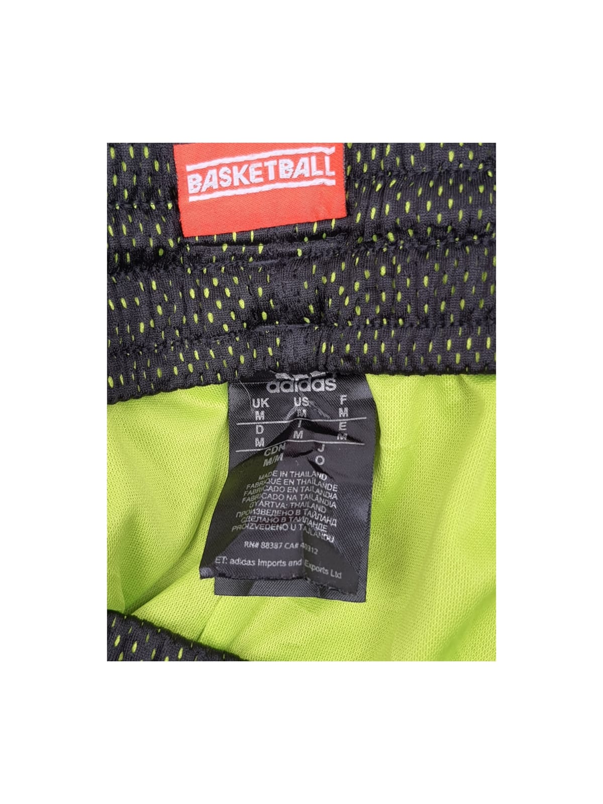 Adidas Basketball Black-Green Men Short