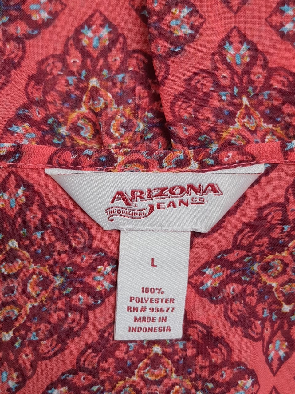 Arizona Jean Co. Red Ruffle Tops (L)