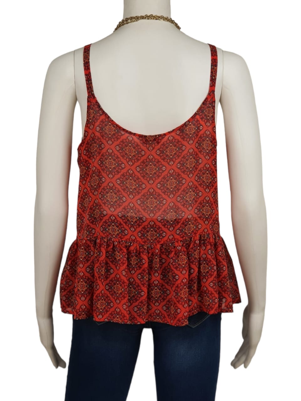 Arizona Jean Co. Red Ruffle Tops (L)