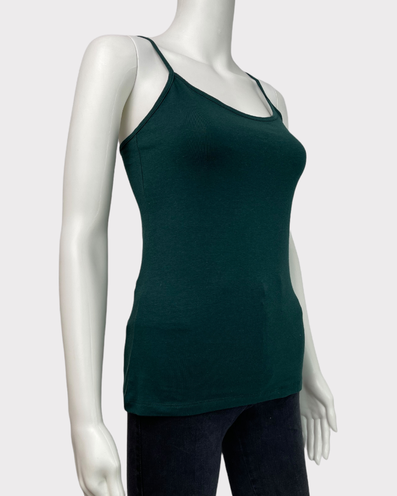 Forever21 Dark Green Tank Top (M)