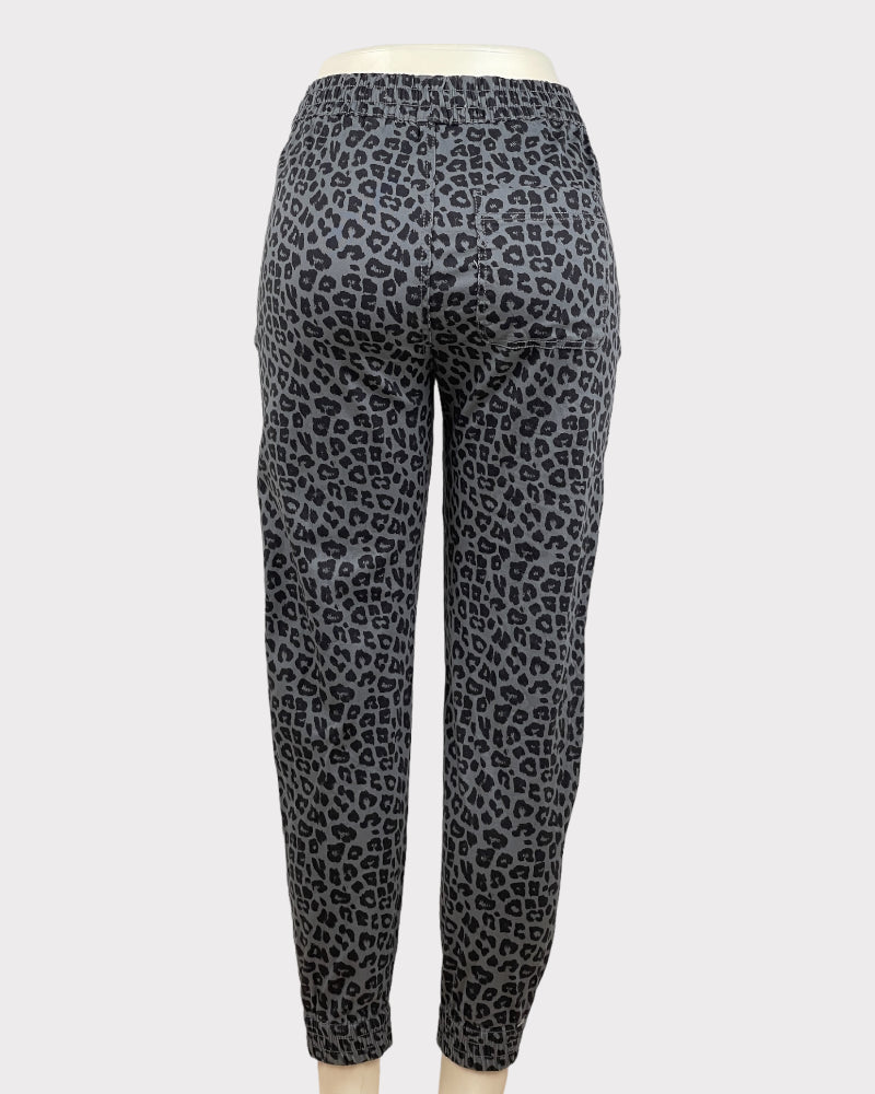 Celebrity Pink Grey Cheetah Print Jogger (W26)