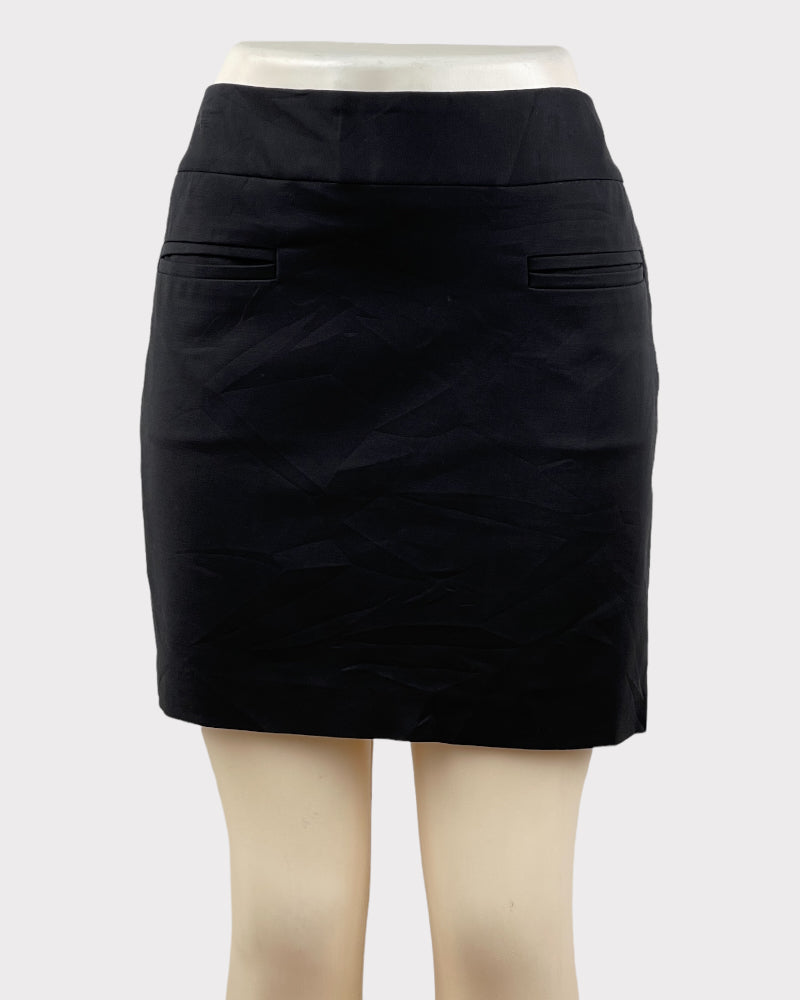 Calvin Klein Medium Black Formal Mini Skirt (W34)