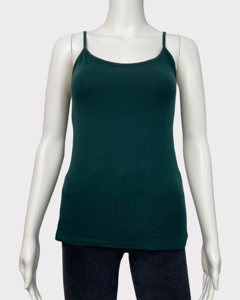 Forever21 Dark Green Tank Top (M)