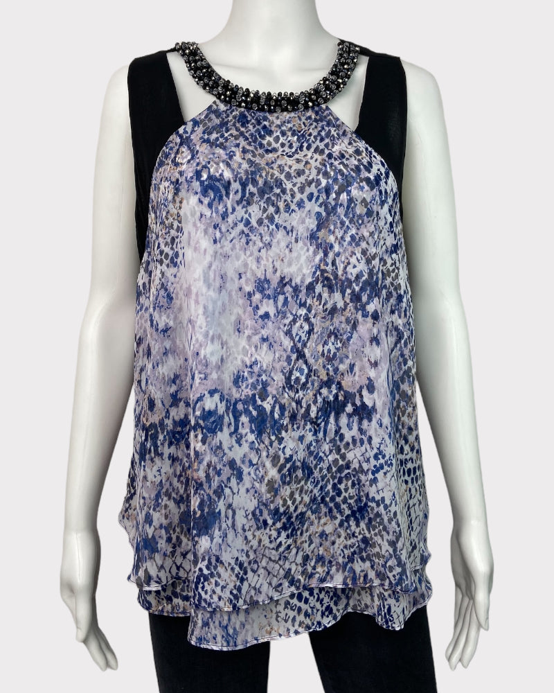 Jennifer Lopez Printed Top (L)