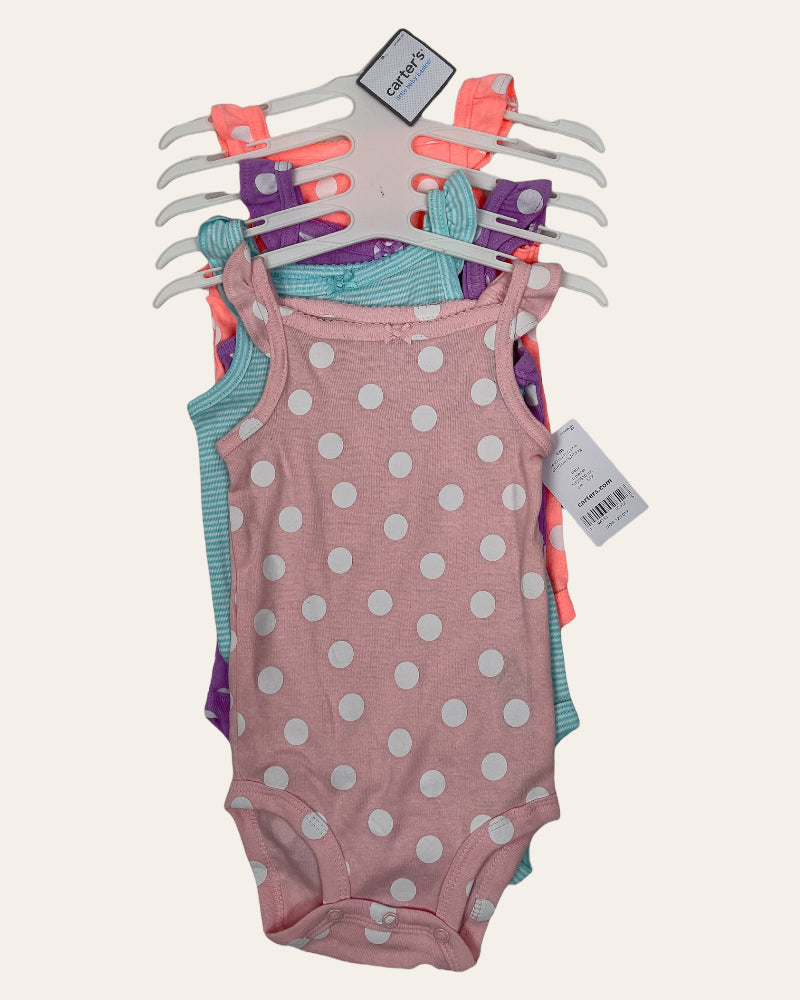 Carter's Girls Pack Of 4 Bodysuits (6M)