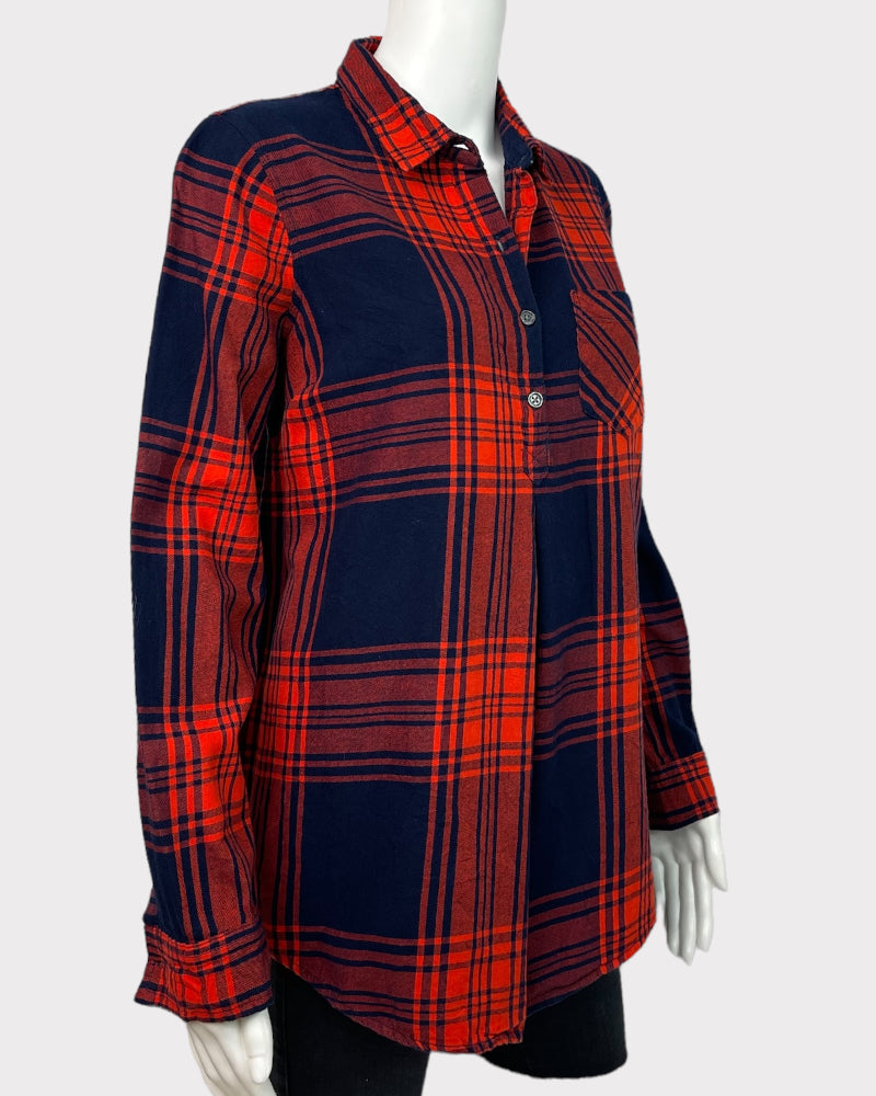 Old Navy Long-Sleeve Flannel Shirt (S)