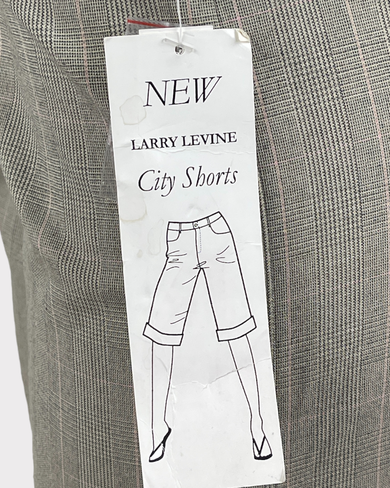 Larry Levine Beige-Grey City Shorts (4)